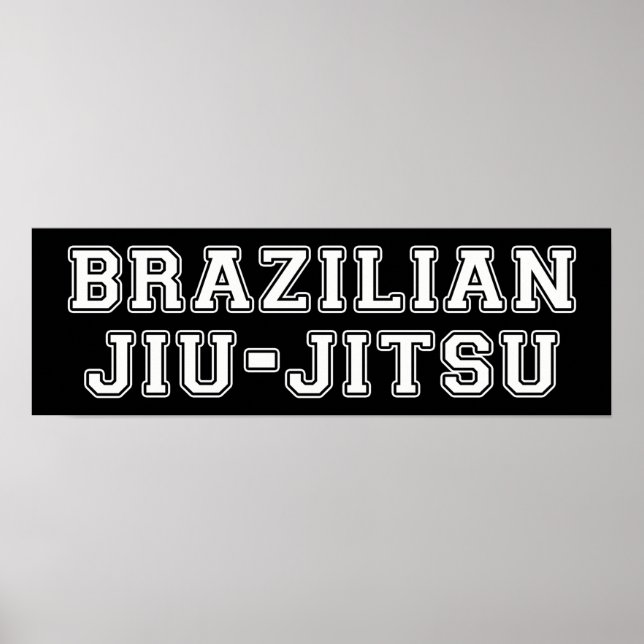 Brasilianska Jiu Jitsu Poster (Framsidan)