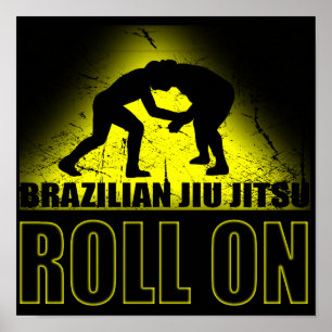 Brasilianska Jiu Jitsu - rulle på affischen Poster
