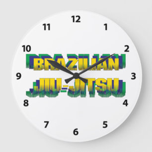 Brasilianska Jiu-Jitsu Stor Klocka