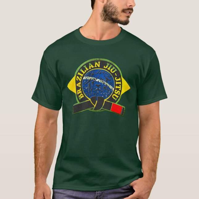 Brasilianska Jiu-Jitsu T Shirt (Framsida)