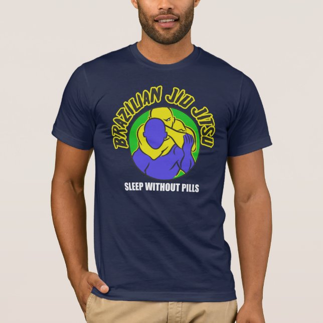 Brasilianska Jiu Jitsu Tee Shirt (Framsida)