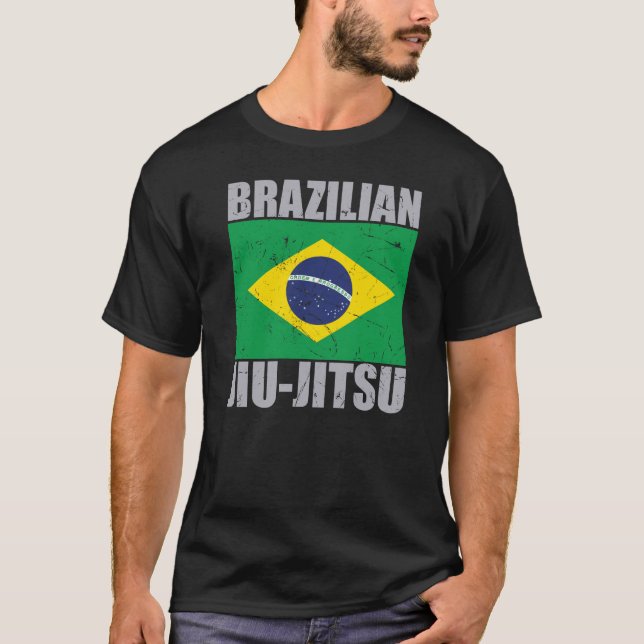 Brasilianska Jiu Jitsu Tee Shirt (Framsida)