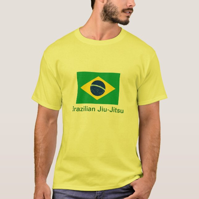 Brasilianska Jiu-Jitsu Tee Shirt (Framsida)