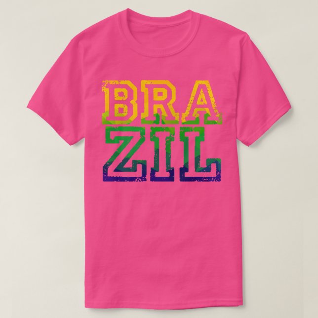 Brasilianska Vm-fotbollen T Shirt (Design framsida)