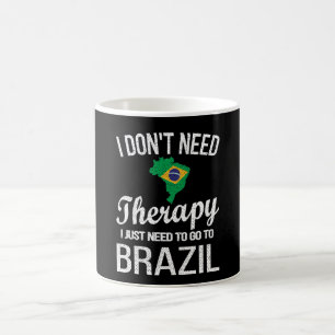 Brasilianskt arv Brasilien Roots Brasiliansk Flagg Kaffemugg