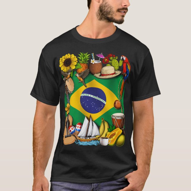 Brasilianskt arv t shirt (Framsida)