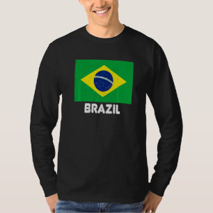 Brasilianskt brasilianskt Flagga Pride brasiliansk T Shirt