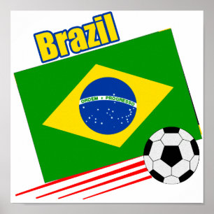 Brasilianskt fotbolllag poster