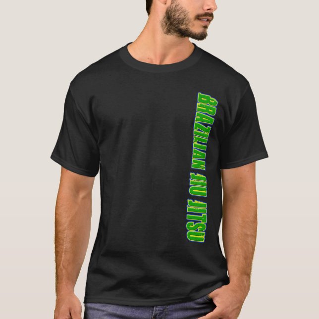 Brasilianskt Jiu Jitsu flaggaMuttahida T-shirt (Framsida)