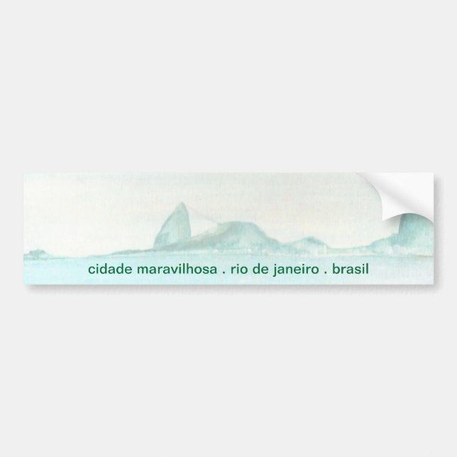 Brasilianskt landskap bildekal (Framsidan)