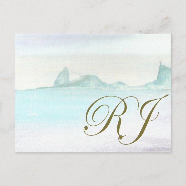 Brasilianskt landskap vykort (Framsida)