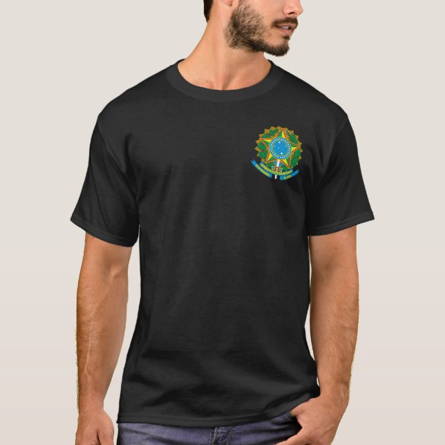 "Brasilianskt Pride" Shirts Tee Shirt (Framsida)