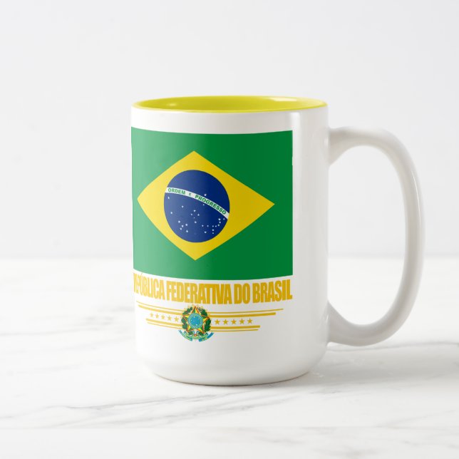 Brasilianskt Pride Två-Tonad Mugg (Höger)