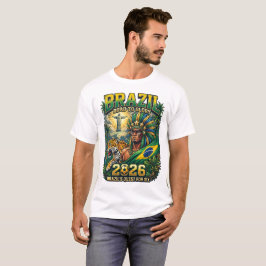 Brasilien 2026 Personlig Fotbollsfan T-Shirt