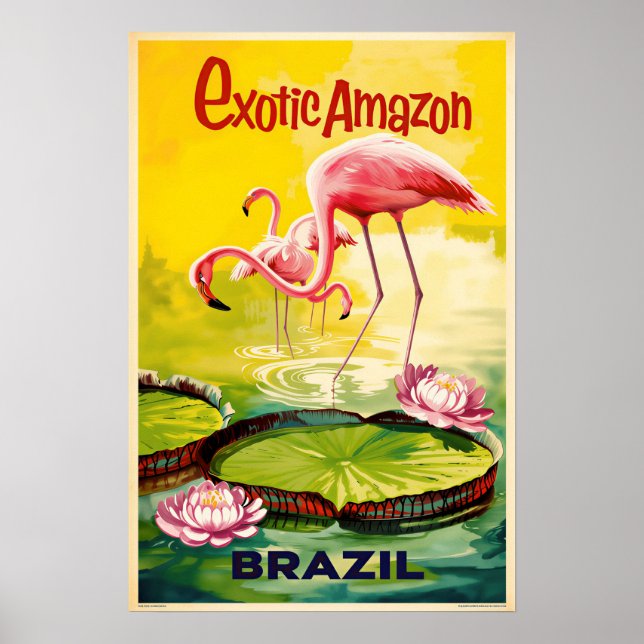 Brasilien affisch (Framsidan)