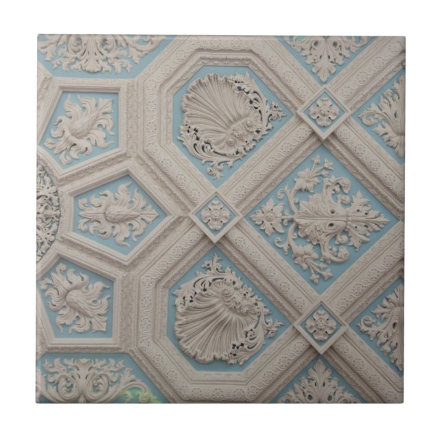 Brasilien, Amazon, Manaus. Manaus operahus Kakelplatta (Framsidan)