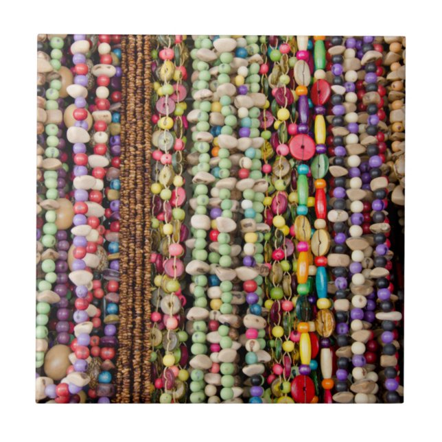 Brasilien, Amazon, Manaus. Typiskt brasilianskt Kakelplatta (Framsidan)