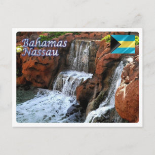 Brasilien - Bahamas - Nassau, Garden Waterfalls - Vykort