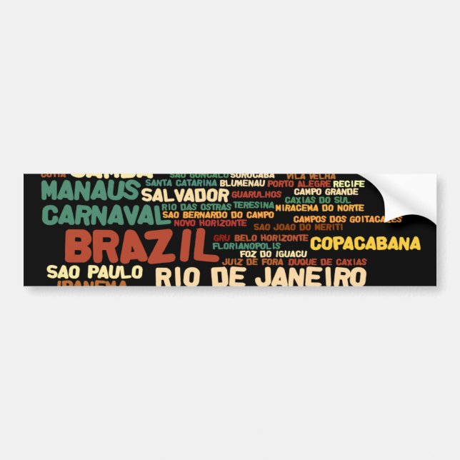 BRASILIEN bildekal (Framsidan)