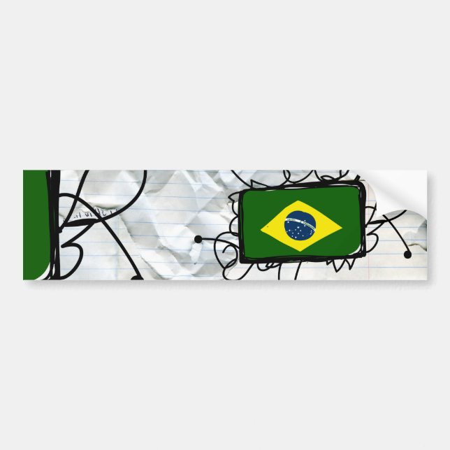 Brasilien Bildekal (Framsidan)