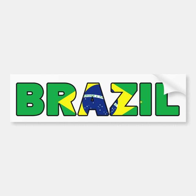 Brasilien Bildekal (Framsidan)