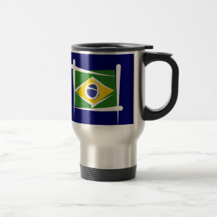 Brasilien borstar flagga resemugg