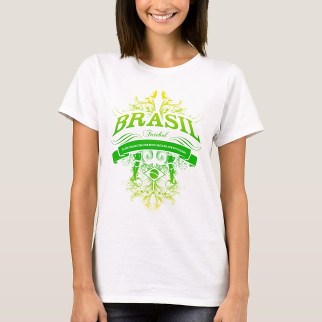 BRASILIEN - Brasil Futebol Tee Shirt (Framsida)