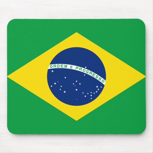 Brasilien (brasilianska Flagga) Musmatta (Framsidan)