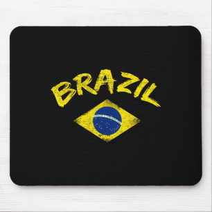 Brasilien Brasilianska nationella flaggan Fotbolls Musmatta