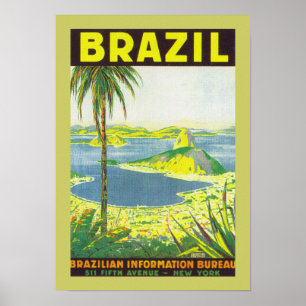 Brasilien (canvas) poster