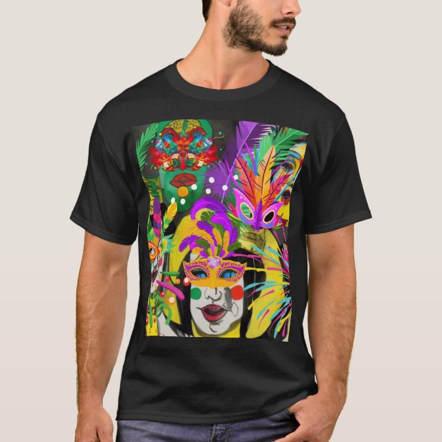 Brasilien Carnival T Shirt (Framsida)