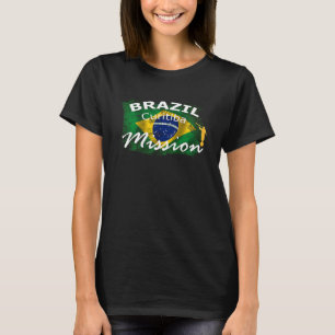 Brasilien Curitiba Mormon LDS Uppdrag missionär T Shirt