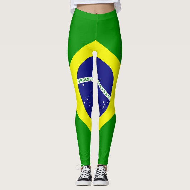 Brasilien damasker leggings (Framsida)