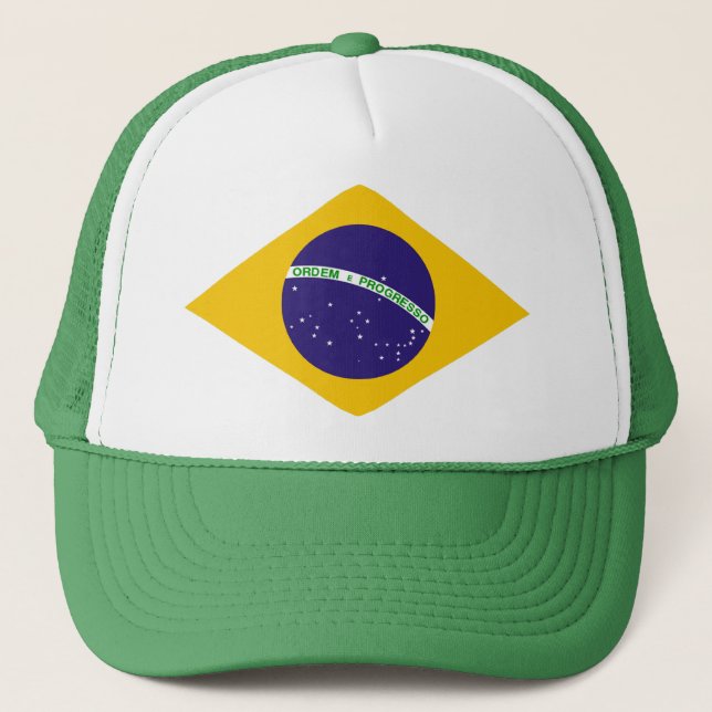 Brasilien diamant - emblem av den brasilianska truckerkeps (Framsida)