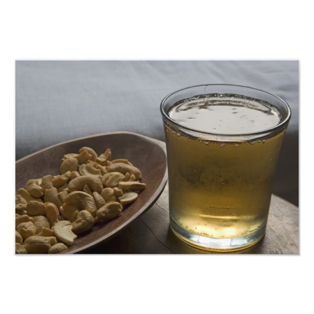 Brasilien. Ett glas för att fräscha upp Guarana En Fototryck (Framsidan)