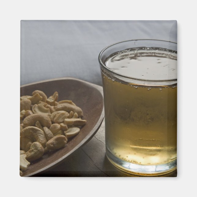 Brasilien. Ett glas för att fräscha upp Guarana En Magnet (Framsidan)