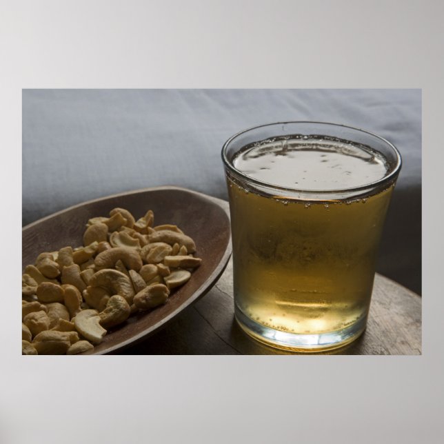 Brasilien. Ett glas för att fräscha upp Guarana En Poster (Framsidan)