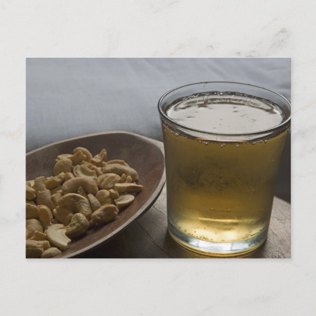 Brasilien. Ett glas uppfriskande Guarana-energi Vykort (Framsida)