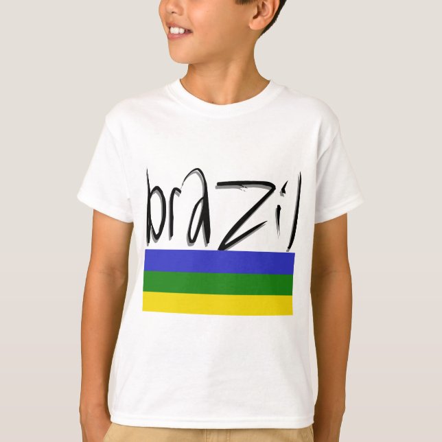 Brasilien Färg! T-shirt (Framsida)