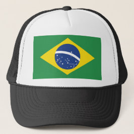 Brasilien Flagg Patriotisk Stolthet Festival Mode Keps