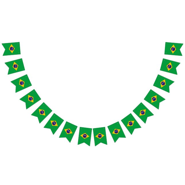 Brasilien flagga (Alla)