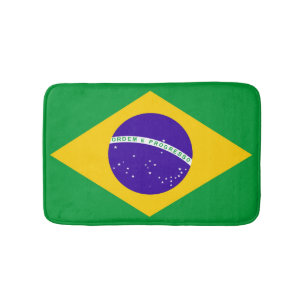 Brasilien flagga badrumsmatta