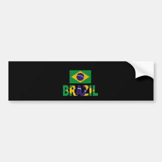 Brasilien flagga bildekal