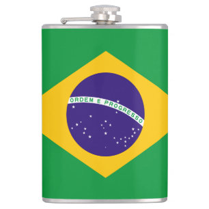 Brasilien Flagga Fickplunta