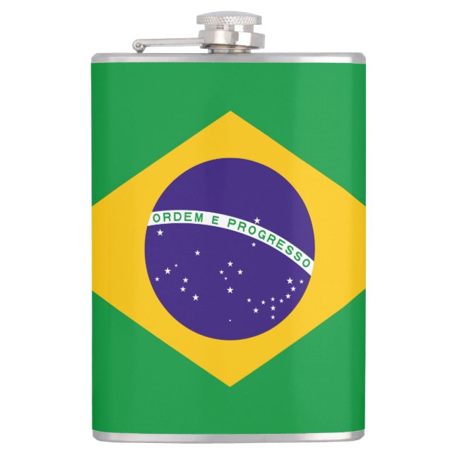 Brasilien Flagga Fickplunta (Framsidan)