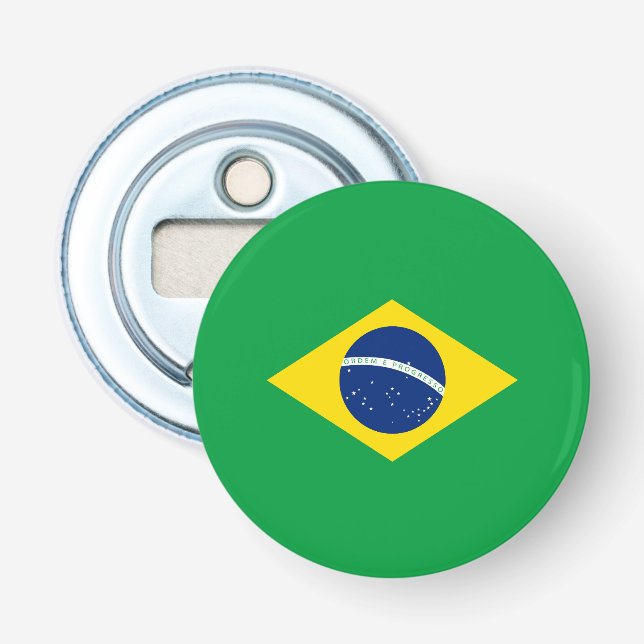 Brasilien flagga flasköppnare (Framsidan)