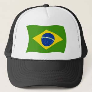 Brasilien Flagga Hat Truckerkeps