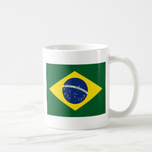 Brasilien flagga kaffemugg