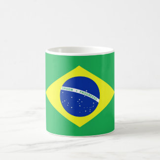 Brasilien Flagga Kaffemugg