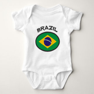 Brasilien flagga - kall design! t-shirt
